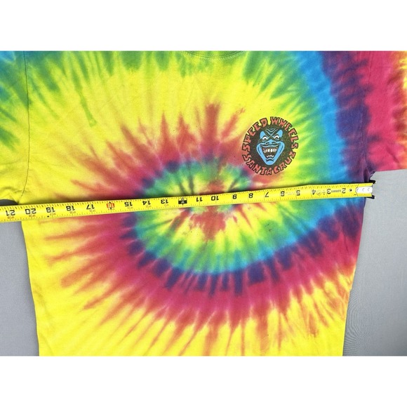 Santa Cruz Skateboards Men's‎ L Tie Dye Screaming Hand Graphic Tee Shirt - Picture 10 of 13